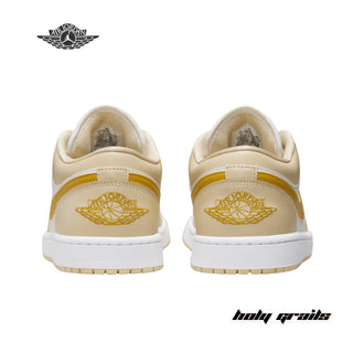 Nike Wmns Air Jordan 1 Low 'Team Gold' Sneakers - Back