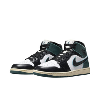 Nike Wmns Air Jordan 1 Mid SE 'Oxidized Green' Sneakers - Front