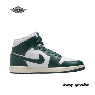 Nike Wmns Air Jordan 1 Mid 'White Sail Oxidised Green' Sneakers - Side 1