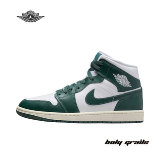 Nike Wmns Air Jordan 1 Mid 'White Sail Oxidised Green' Sneakers - Side 2