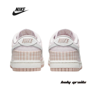 Nike Wmns Dunk Low 'Pink Gingham' Sneakers - Back