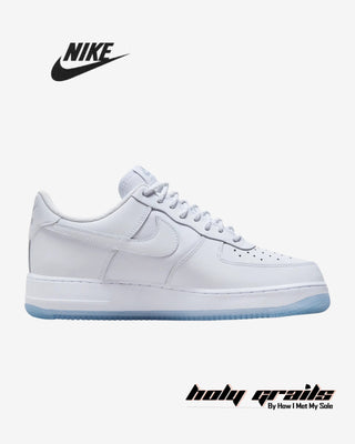 Nike Air Force 1 '07 'White Icy Blue' Sneakers - Side 1