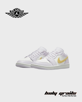 Nike Air Jordan 1 Low 'Barely Grape' Sneakers - Front