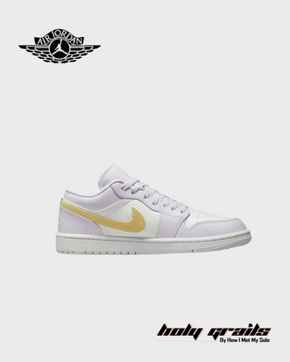 Nike Air Jordan 1 Low 'Barely Grape' Sneakers - Side 1