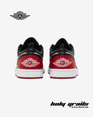 Nike Air Jordan 1 Low 'Bred Toe 2.0' Sneakers - Back