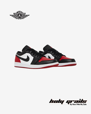 Nike Air Jordan 1 Low 'Bred Toe 2.0' Sneakers - Front