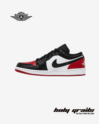 Nike Air Jordan 1 Low 'Bred Toe 2.0' Sneakers - Side 2