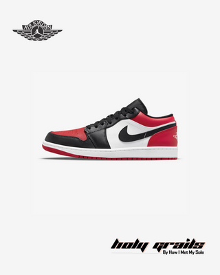 Nike Air Jordan 1 Low 'Bred Toe' Sneakers - Side 2