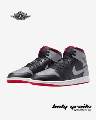 Nike Air Jordan 1 Mid 'Bred Shadow' Sneakers - Front