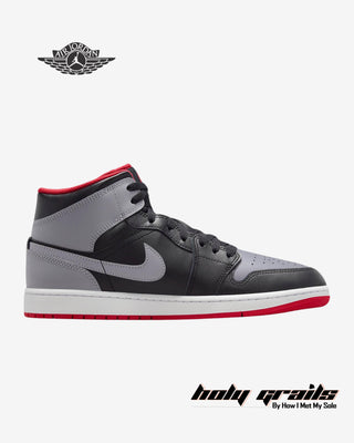 Nike Air Jordan 1 Mid 'Bred Shadow' Sneakers - Side 1