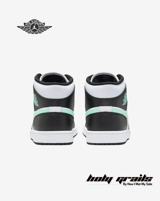 Nike Air Jordan 1 Mid 'Green Glow' Sneakers - Back