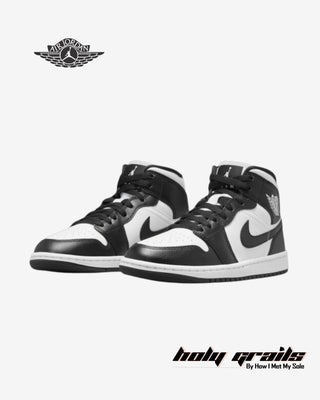 Nike Air Jordan 1 Mid 'Panda' Sneakers - Front