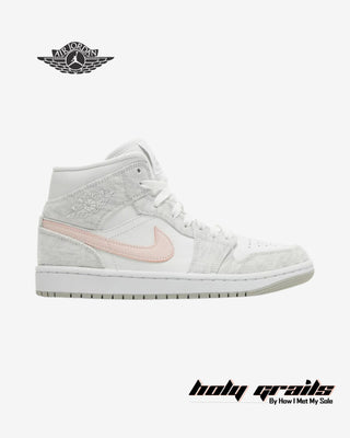 Nike Air Jordan 1 Mid SE 'Light Iron Ore' Sneakers - Side 1