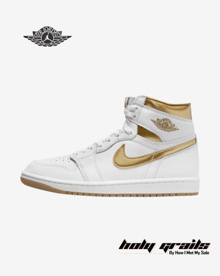 Nike Air Jordan 1 Retro High OG 'Metallic Gold' Sneakers - Side 2