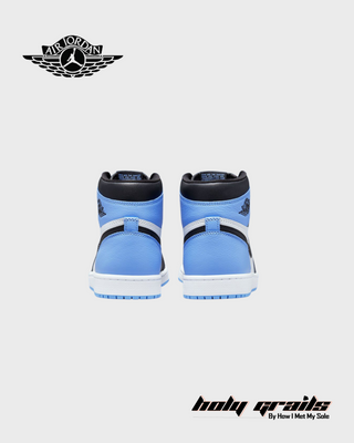 Nike Air Jordan 1 Retro High OG 'UNC Toe' Sneakers - Back