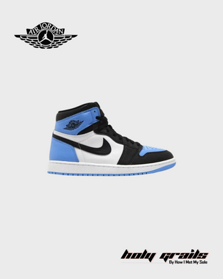Nike Air Jordan 1 Retro High OG 'UNC Toe' Sneakers - Side 1
