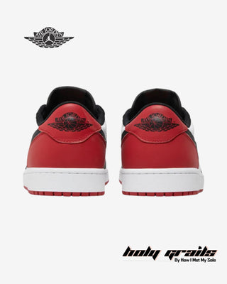 Nike Air Jordan 1 Retro Low OG 'Black Toe' Sneakers - Back