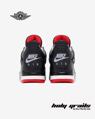 Nike Air Jordan 4 Retro 'Bred Reimagined' Sneakers - Back