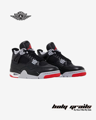 Nike Air Jordan 4 Retro 'Bred Reimagined' Sneakers - Front
