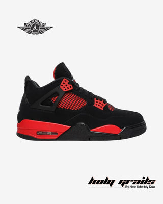 Nike Air Jordan 4 Retro 'Red Thunder' Sneakers - Side 1