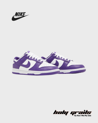 Nike Dunk Low 'Championship Purple' Sneakers - Front