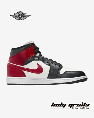 Nike Wmns Air Jordan 1 Mid 'Black Toe' Sneakers - Side 1