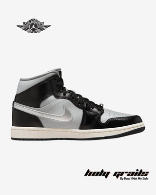 Nike Wmns Air Jordan 1 Mid SE 'Black Chrome' Sneakers - Side 1