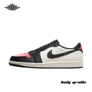 Paris Saint-Germain x Nike Air Jordan 1 Retro Low OG 'Sail Pink Oxford' (SKU: HF8828-100) Sneaker - Side 2