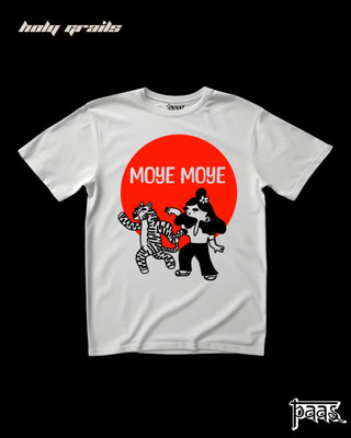 'Peroji Moye Moye' White Tee HG x Paas Collective - Front