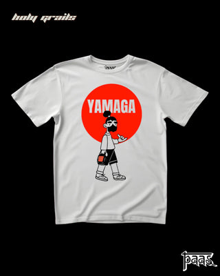 'Peroji Yamaga' White Tee HG x Paas Collective - Front