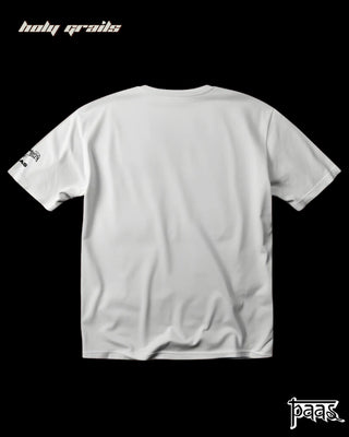 'RED: 9 Lives' White Tee HG x Paas Collective - Back