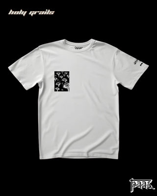 'RED: Makima' White Tee HG x Paas Collective - Front