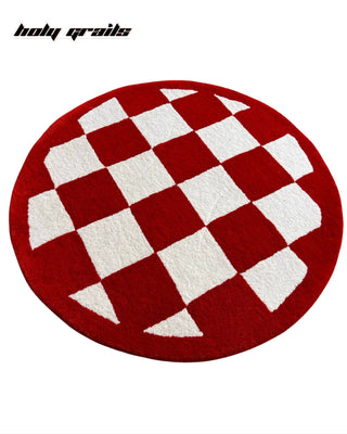 Red Checkmate Charm Rug