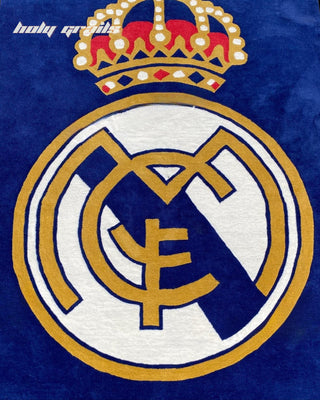 Royal Madrid Glory Tufted Rug On Floor Close Up