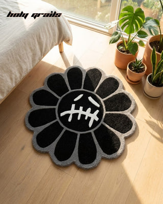 'Sicko Bloom' Hand Tufted Rug - On Floor