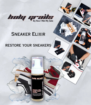 Sneaker Elixir - Sneaker cleaning foam by holy grails - Mobile Banner