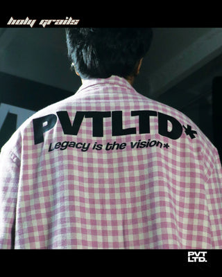 Street Style 'Blush Pink' Full Sleeve Shirt HG x Pvt Ltd - Back Close