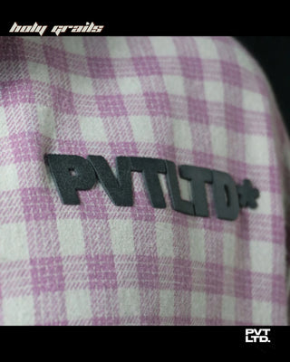 Street Style 'Blush Pink' Full Sleeve Shirt HG x Pvt Ltd - Front Print Close Up