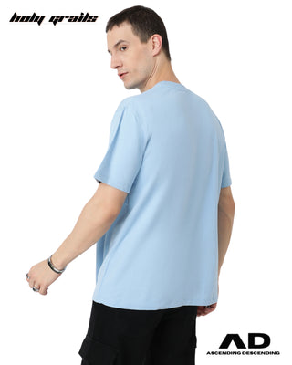 Streetwear Style 'Aari (Blue)' Oversized T-Shirt HG x Ascending Descending - Back