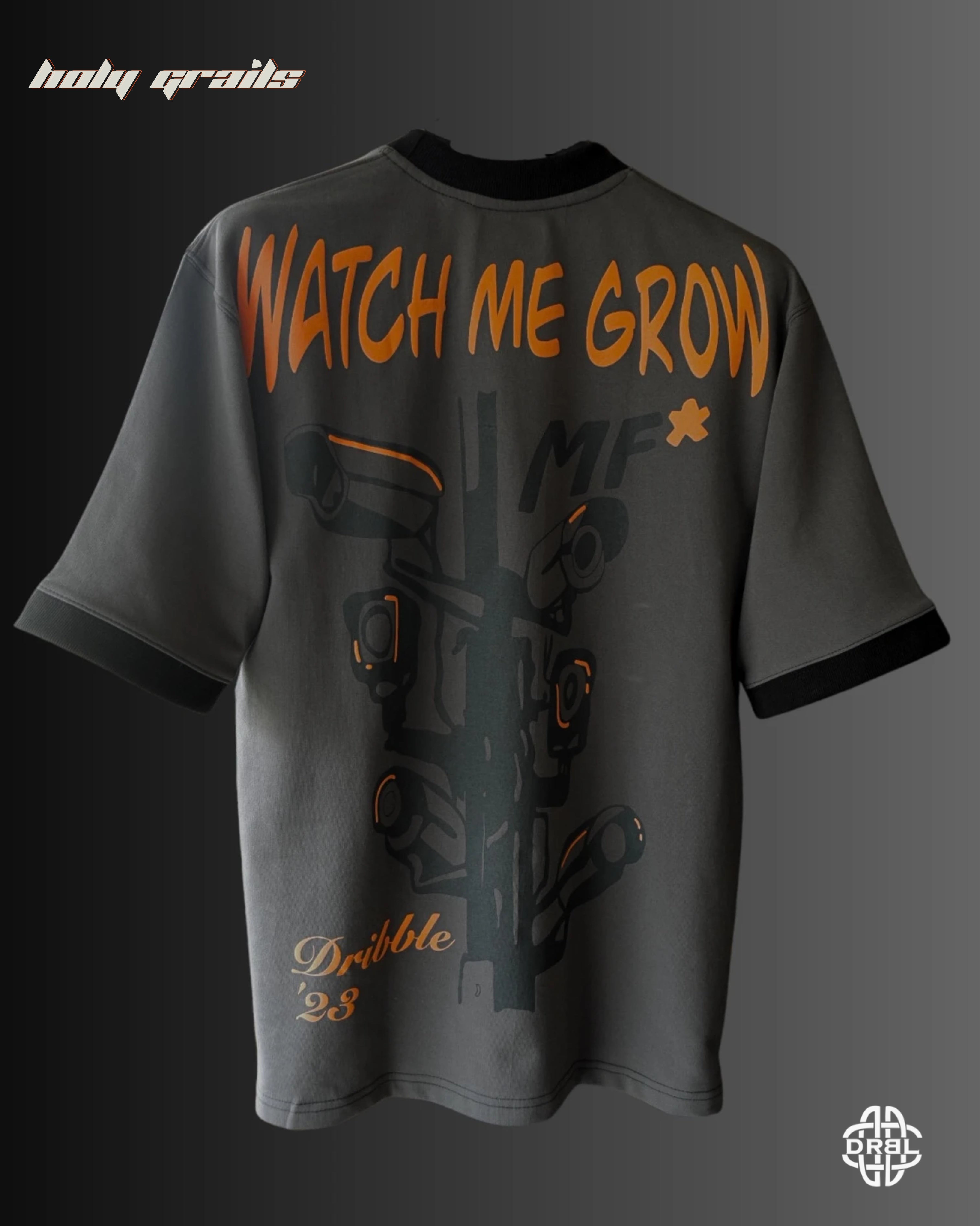 'Grey MF*' Tee HG x DRBL - Main Image