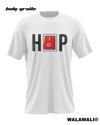 Streetwear Style 'Hip Hop' White 100% Cotton Skinny Fit T-Shirt Dress HG X WalaWali - Front