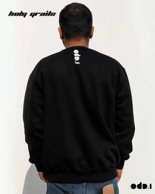 Streetwear Style 'Mamba' Black Oversized 330 GSM 100% Cotton Sweatshirt HG x OdD.1 - Back