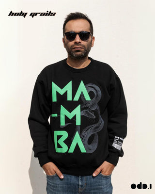 Streetwear Style 'Mamba' Black Oversized 330 GSM 100% Cotton Sweatshirt HG x OdD.1 - Front