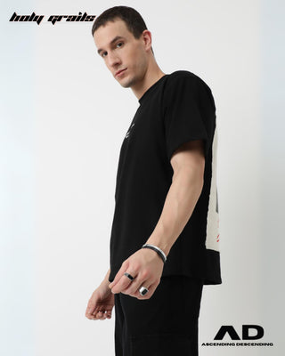 Streetwear Style 'Mukhota (Black)' Oversized T-Shirt HG x Ascending Descending - Side 2