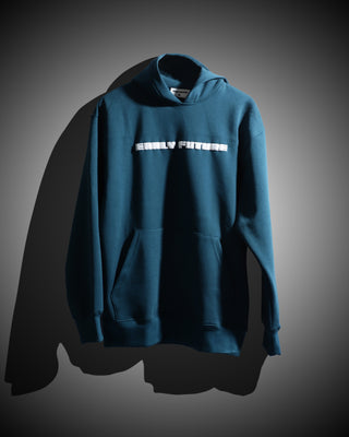 Streetwear Style 'Not A Unicorn' Teal Blue-Green Oversized Hoodies - Front