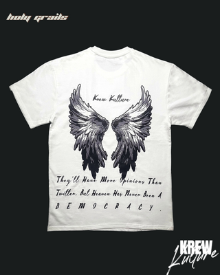 Streetwear Style 'Lord of Wings' Oversized T-shirt HG x Krew Kulture - Back