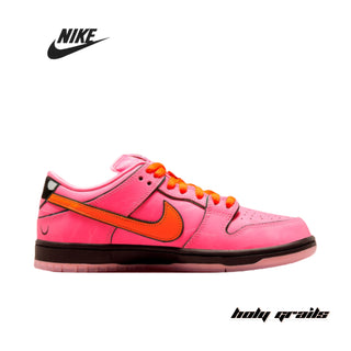 The Powerpuff Girls x Nike Dunk Low Pro SB QS 'Blossom' Sneakers - Side 1
