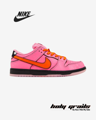 The Powerpuff Girls x Nike Dunk Low Pro SB QS 'Blossom' Sneakers - Side 1