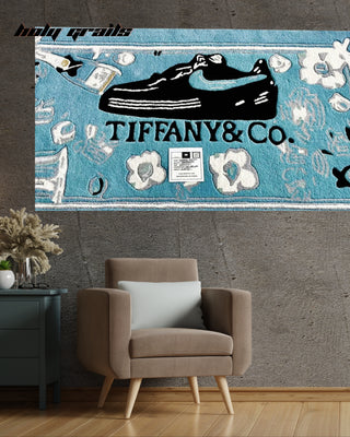 Tiffany Flex Tufted Rug On Wall