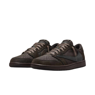 Travis Scott x Nike Air Jordan 1 Retro Low OG SP 'Velvet Brown' Sneaker (DM7866-202) - Front